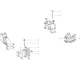 Sitrak Engine Mounts (Tx/Wp10h/Front 940 Rear 850/8+5/Engine 69-503-3°)
