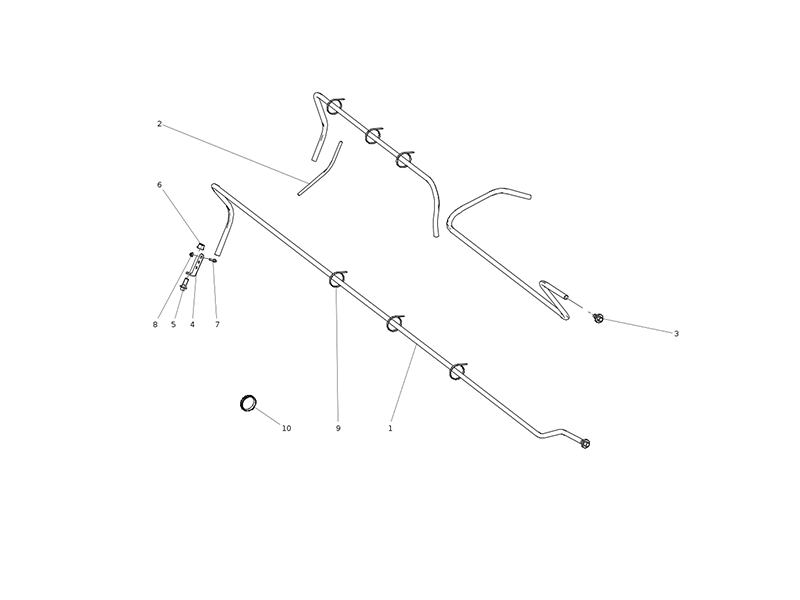 Sitrak Fuel Line For 360l Tank (Mc07 16x2)