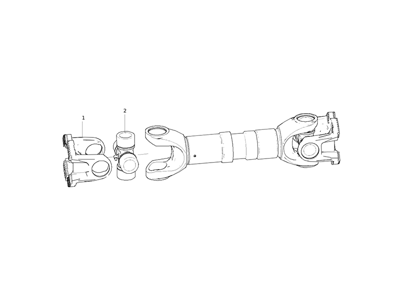Sitrak Interaxle Drive Shaft (Modified 57144/Xs165 Reinforced/1350)