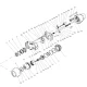 Sitrak MAT16ZG Rear Axle Hub And Brake(Wheelbase 1850,Wear Alarm)