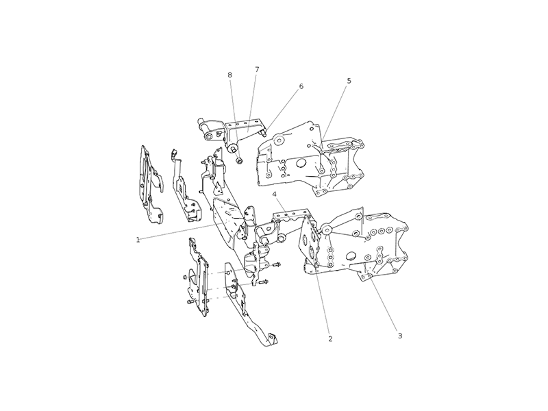 Sitrak Metal Bumper Attachment (With Front Anti-Drill/Lift Fuel Line Protector/Lift Bracket Integral Lift)