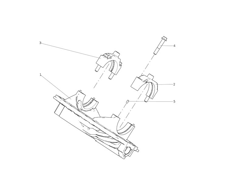 Sitrak Rear Axle Main Reduction Housing Assembly