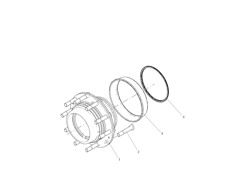 Sitrak Truck Rear Hub Assembly
