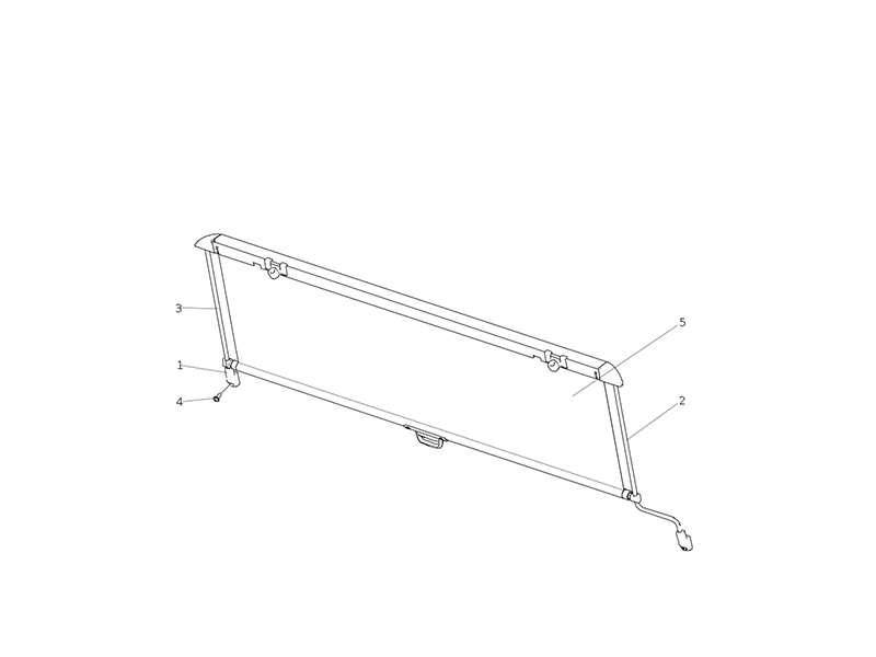 Sitrak Right Door Sunshade
