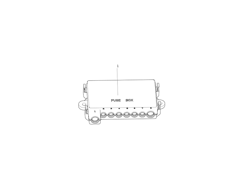 Sitrak Seven-Way Fuse Box Electrical Device (National Vi)