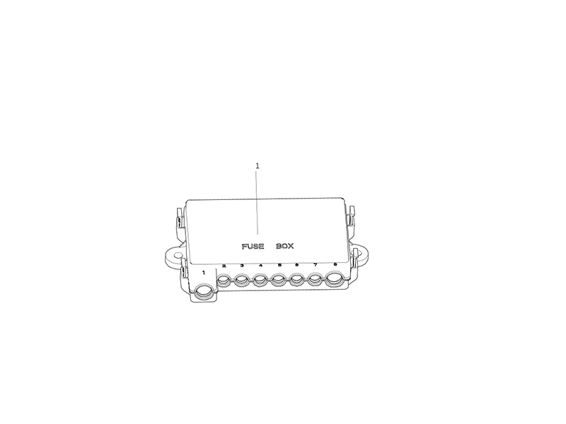 Sitrak Seven-Way Fuse Box Electrical Device (National Vi)