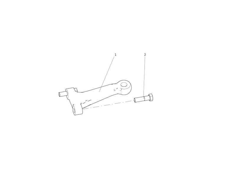 Sitrak Steering Knuckle Arms And Accessories (R282/124-φ30)