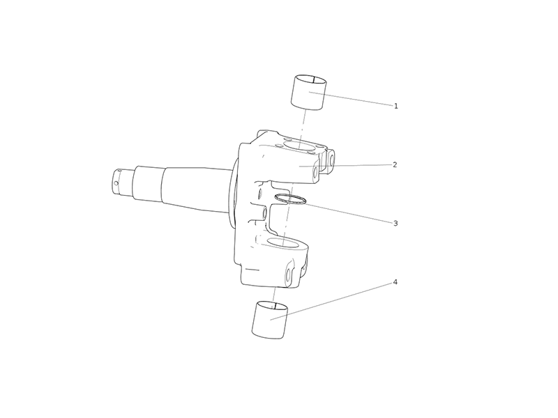 Sitrak Steering Knuckle Assembly (Left)