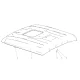 Sitrak Top Cover Assembly With Sunroof