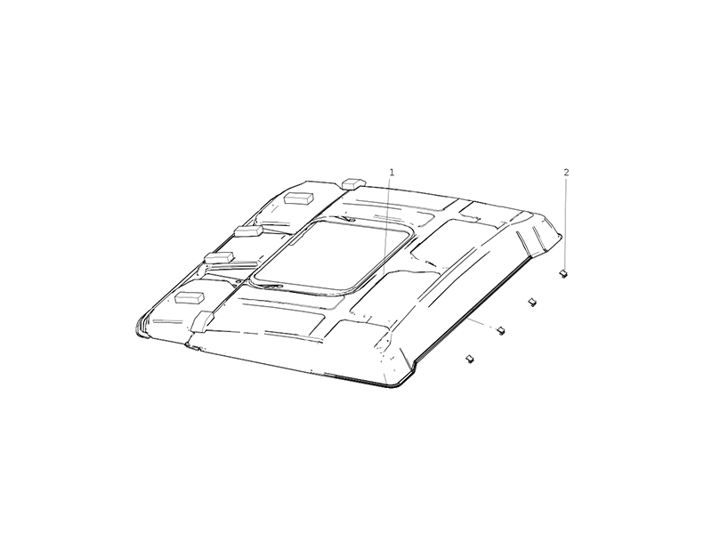 Sitrak Top Cover Liner With Sunroof (Integral)