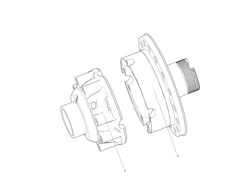Sitrak Truck Differential Housing (Jinan Xiujian)