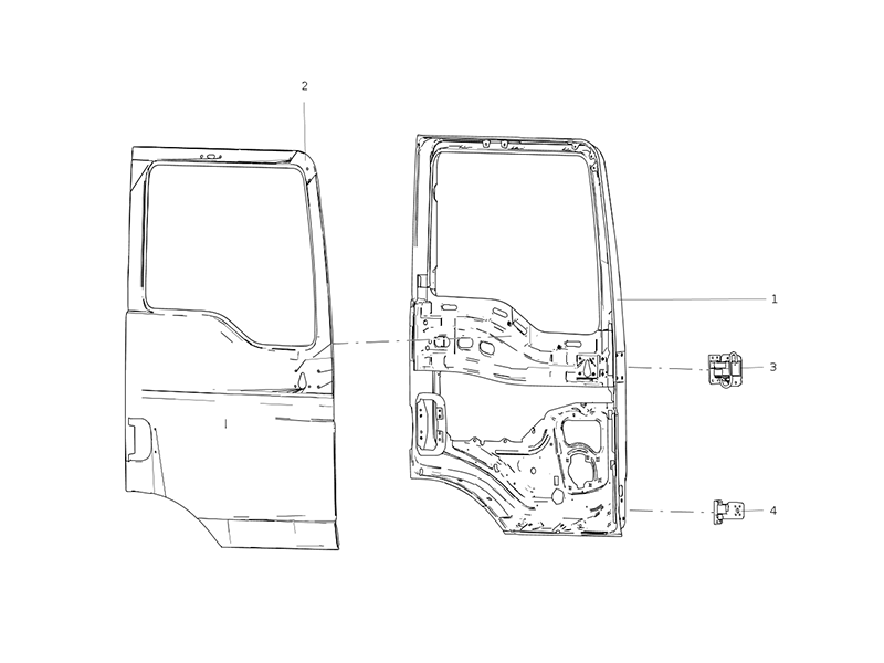 Sitrak Truck Door Assembly