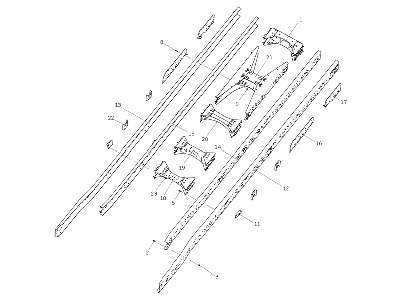 Sitrak Truck Frame Assembly