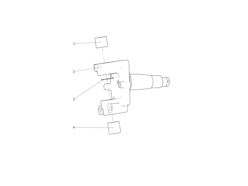 Sitrak Truck Steering Knuckle Assembly (Right)