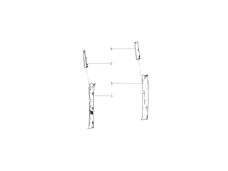 Sitrak Tx Cab A-Pillar Inner Guard Surface