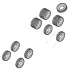 Sitrak Wheels And Tires (11.00r20-18pr/Mixed Tread/All Wheel Position/Reinforced 8.5-20/10 Holes/φ335/Extended Hose/8x4)