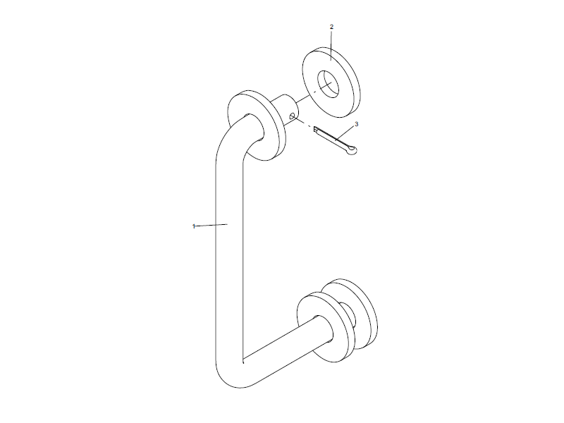 XCMG Access Panel Support Rod