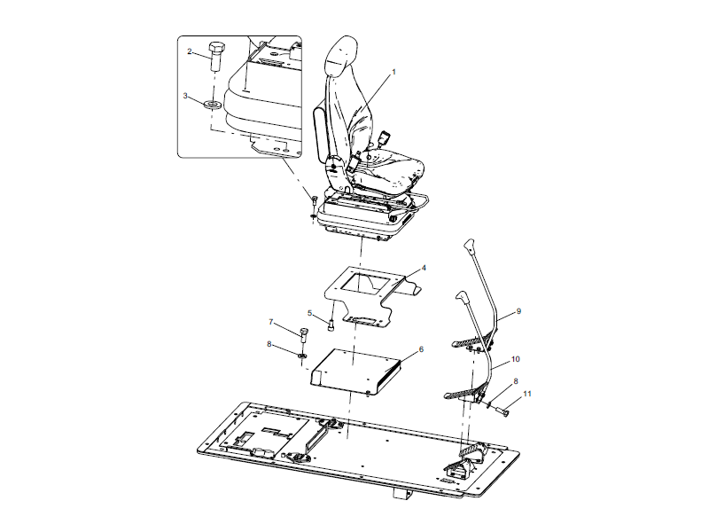 XCMG Base Plate Assembly