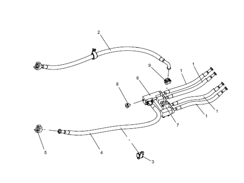 XCMG Boom Cylinder Pipeline Installation