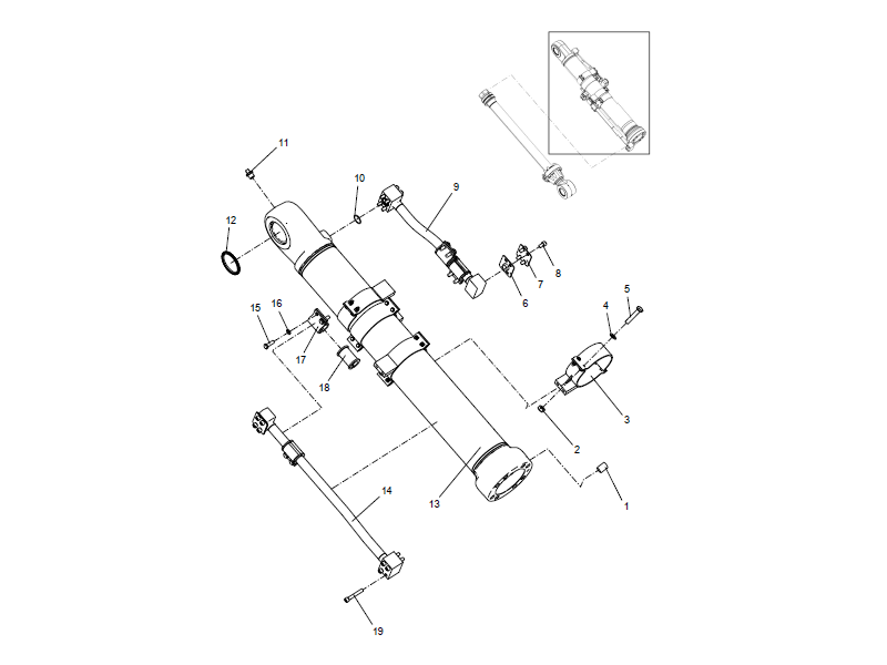 XCMG Bucket Cylinder