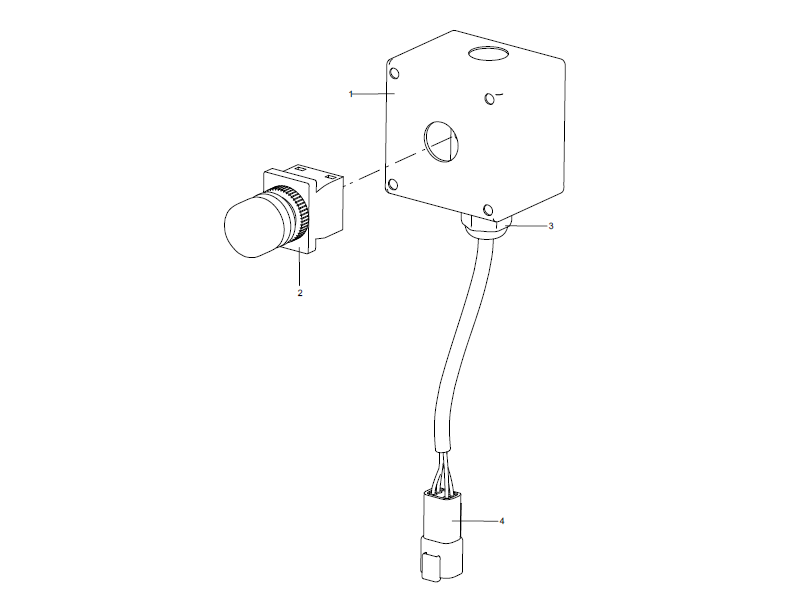 XCMG Button Switch Assembly