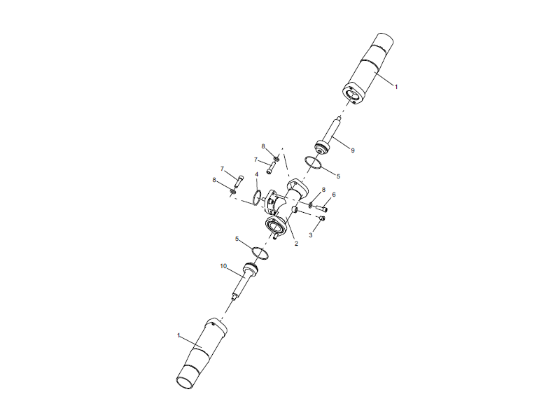 XCMG Bypass Valve Pipeline Assembly