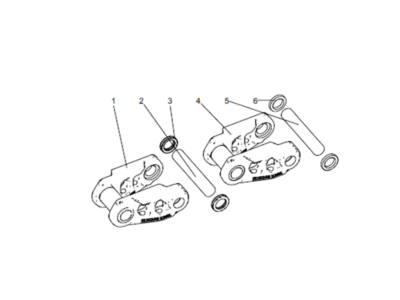 XCMG Chain Track Assembly