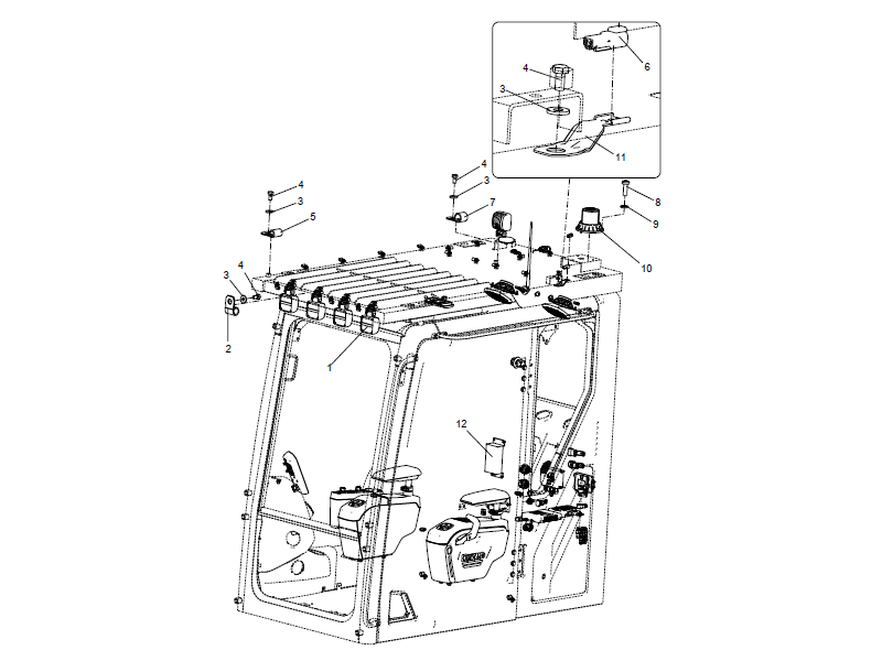 XCMG Driver’S Cab Electrical System