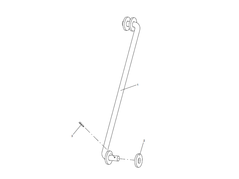 XCMG Engine Hood Bracing Piece
