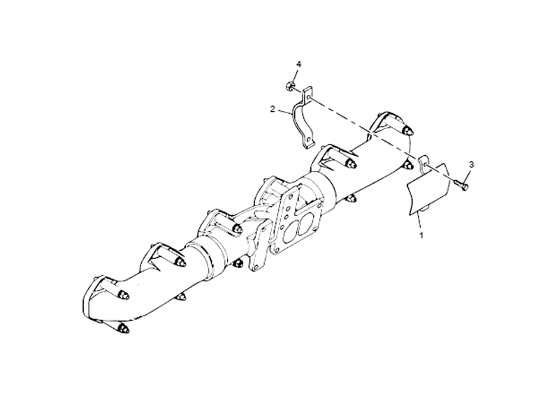XCMG Exhaust Manifold
