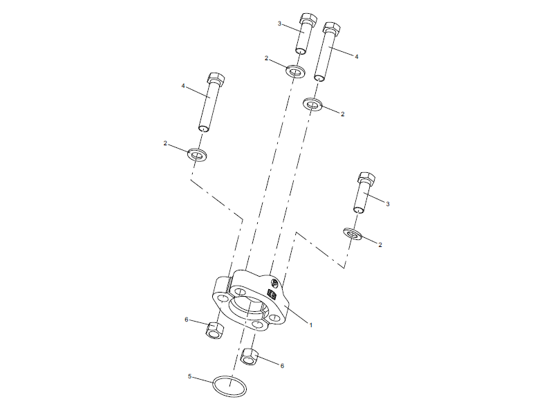 XCMG Flange Assembly