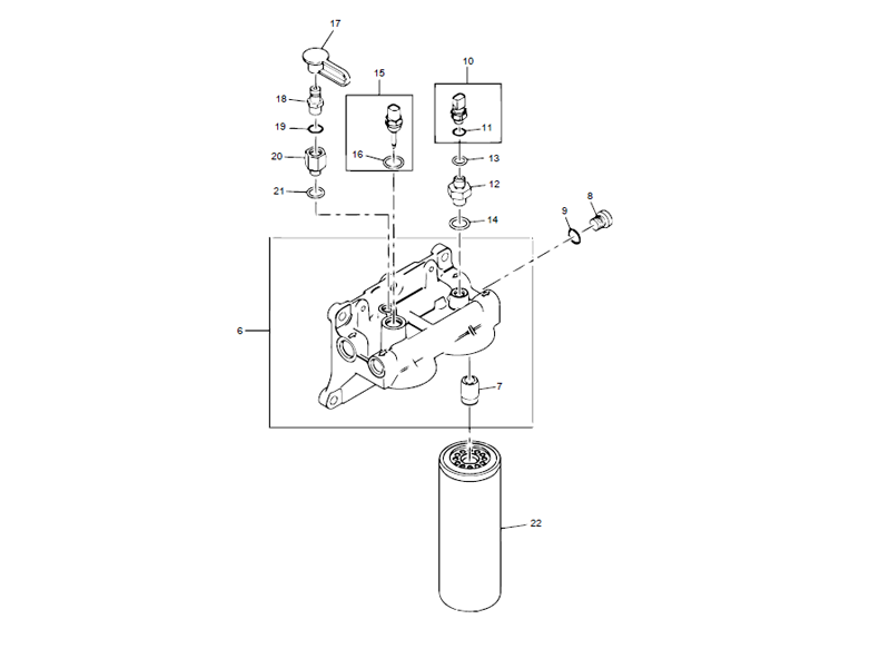 XCMG Fuel Filter