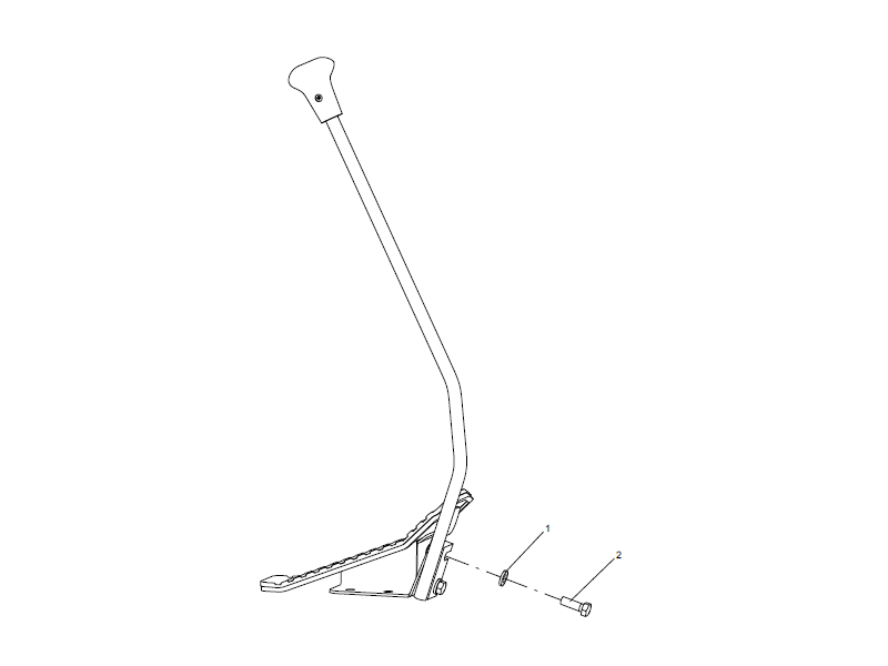 XCMG Left Control Lever Assembly