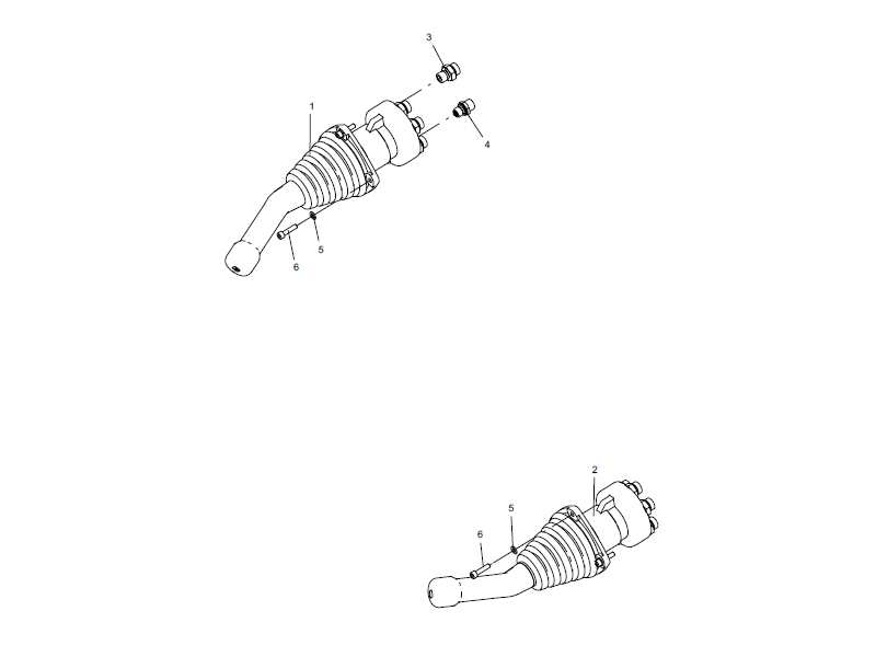 XCMG Manual Pilot Valve Assembly