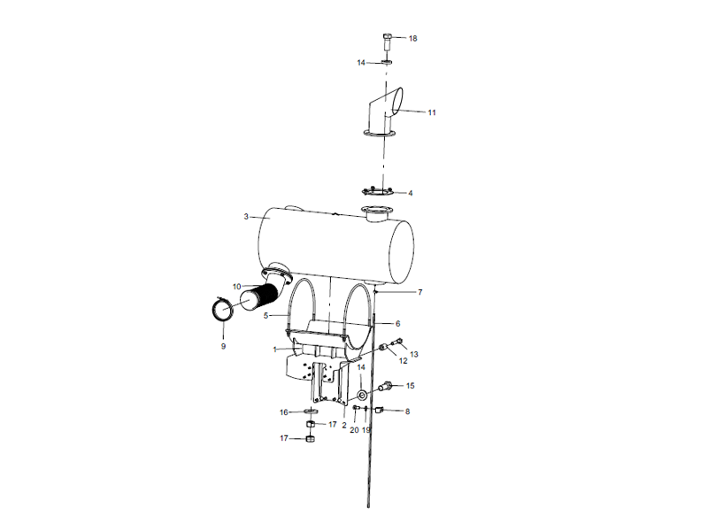 XCMG Muffler System