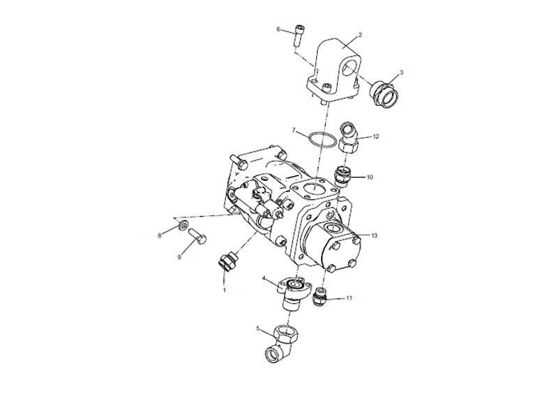 XCMG Oil Dispersion Pump Assembly