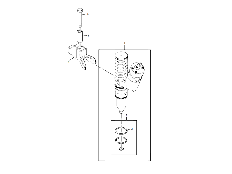 XCMG Oil Injector Assembly