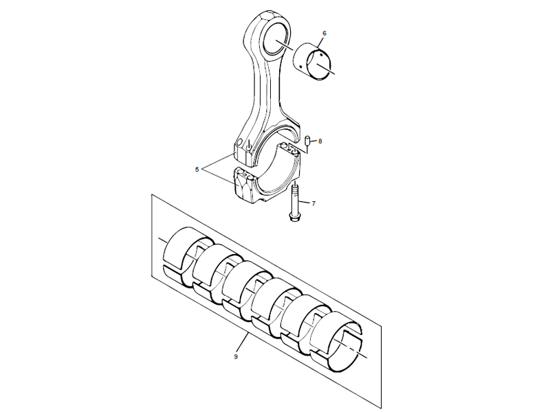 XCMG Piston And Connecting Rod