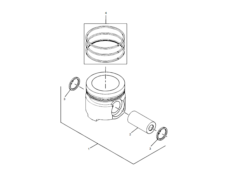 XCMG Piston And Connecting Rod