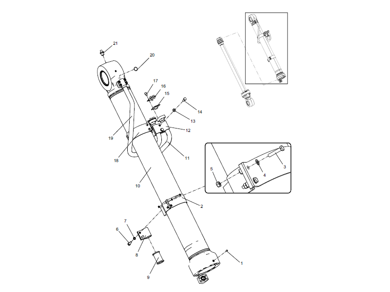 XCMG Right Boom Cylinder