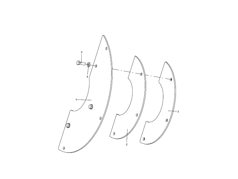 XCMG Right Dust Shield Assembly