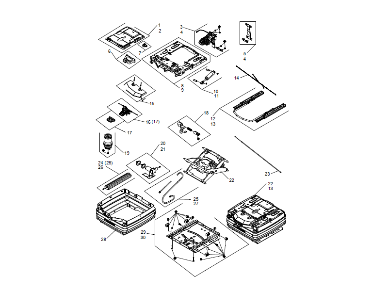 XCMG Seat Suspension System