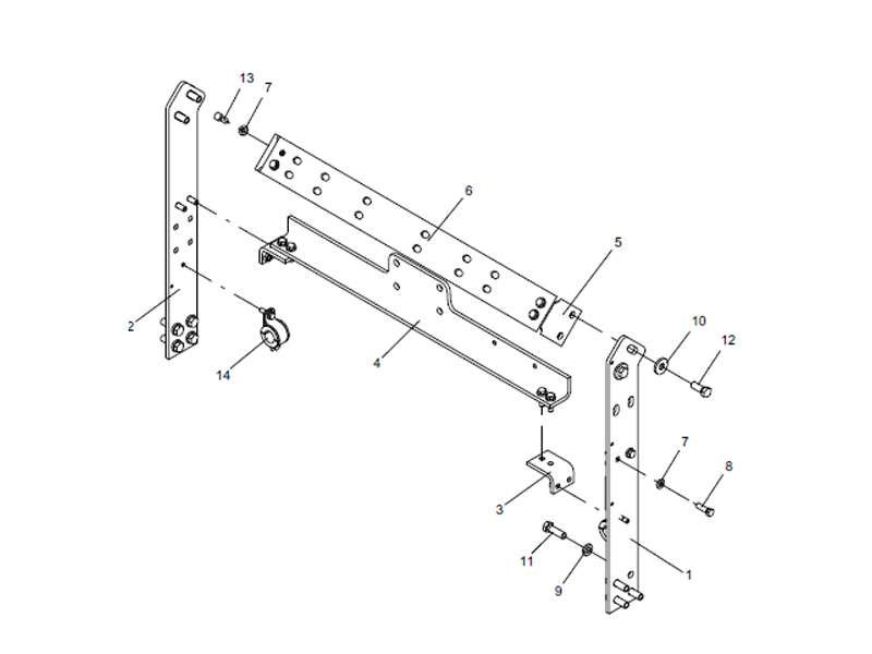 XCMG Transition Bracket Assembly
