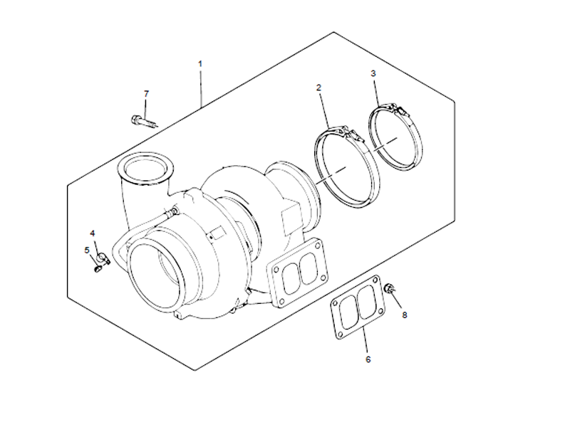 XCMG Turbocharger Plumbing