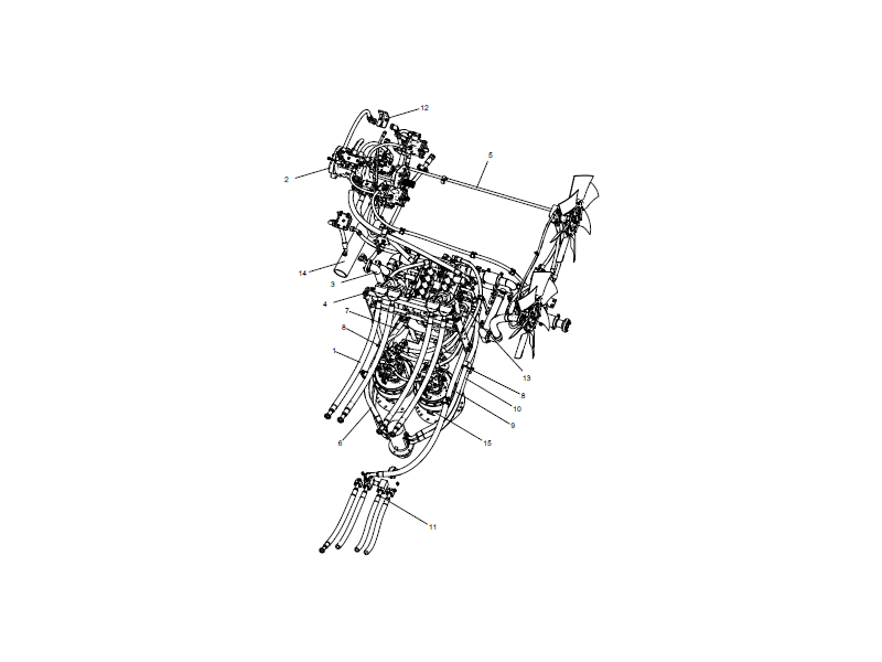 XCMG Turntable Piping