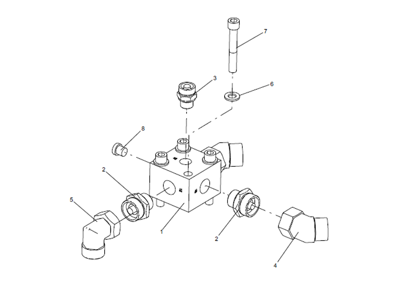 XCMG Valve Block Assembly