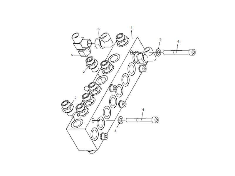 XCMG Valve Block Assembly