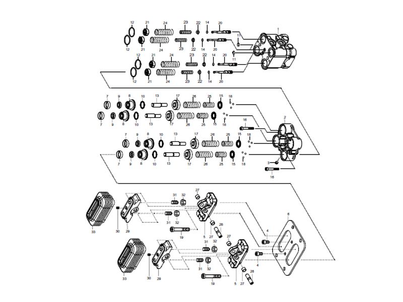 XCMG Walking Pilot Valve
