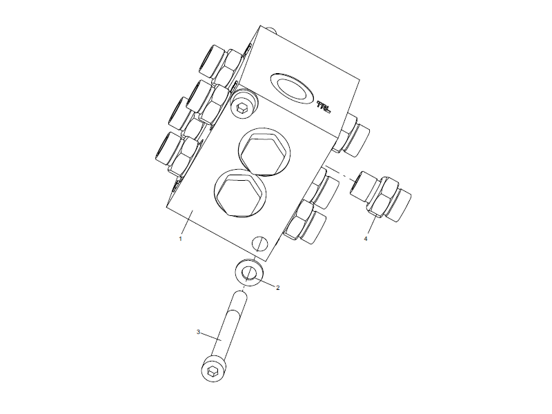 XCMG Walking Valve Block Assembly