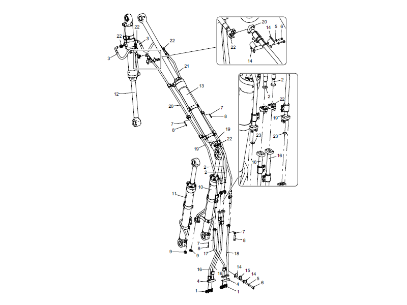 XCMG Working Device Piping